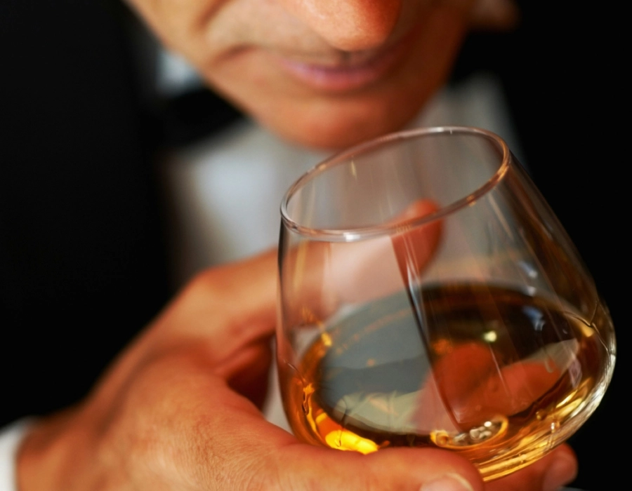 distilling process influences the color of the whiskey