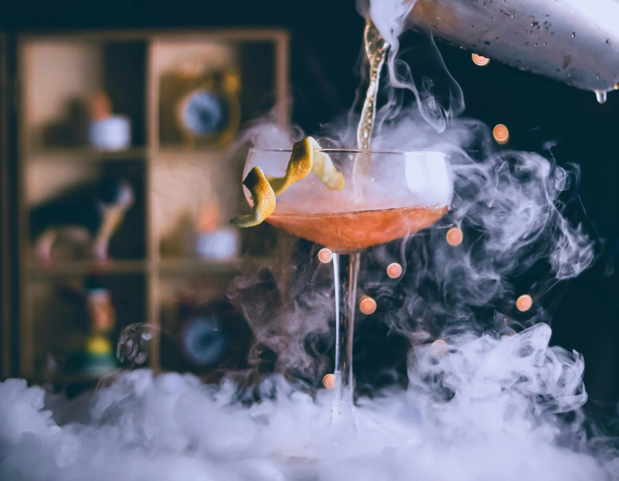 new age mixology at work