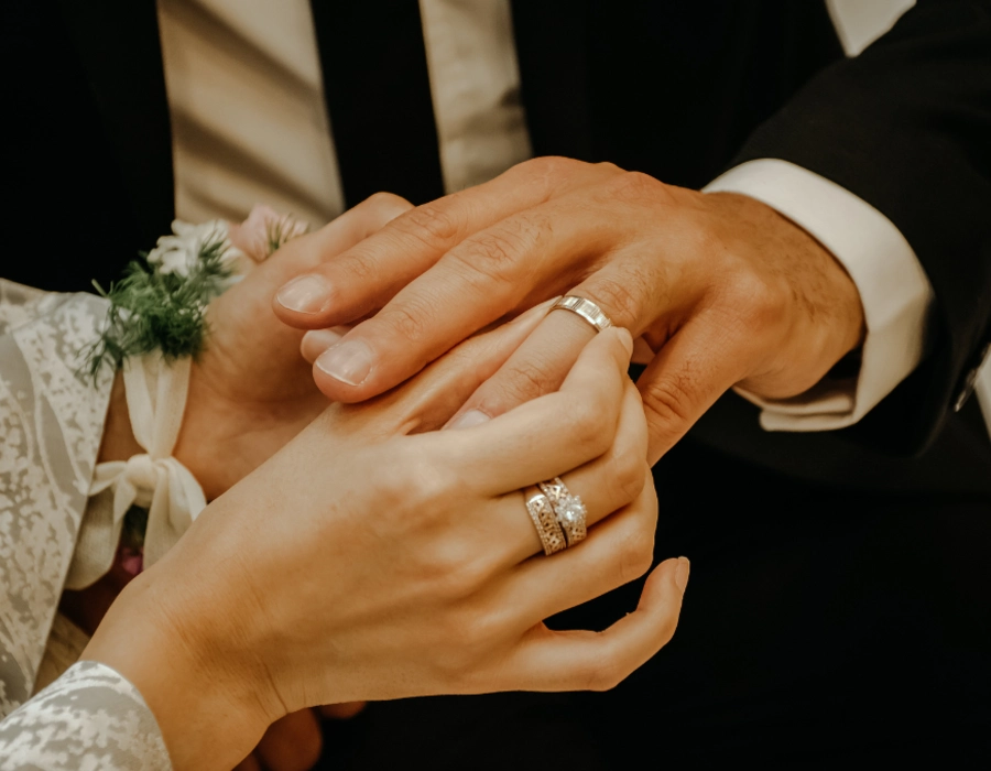 couple getting married
