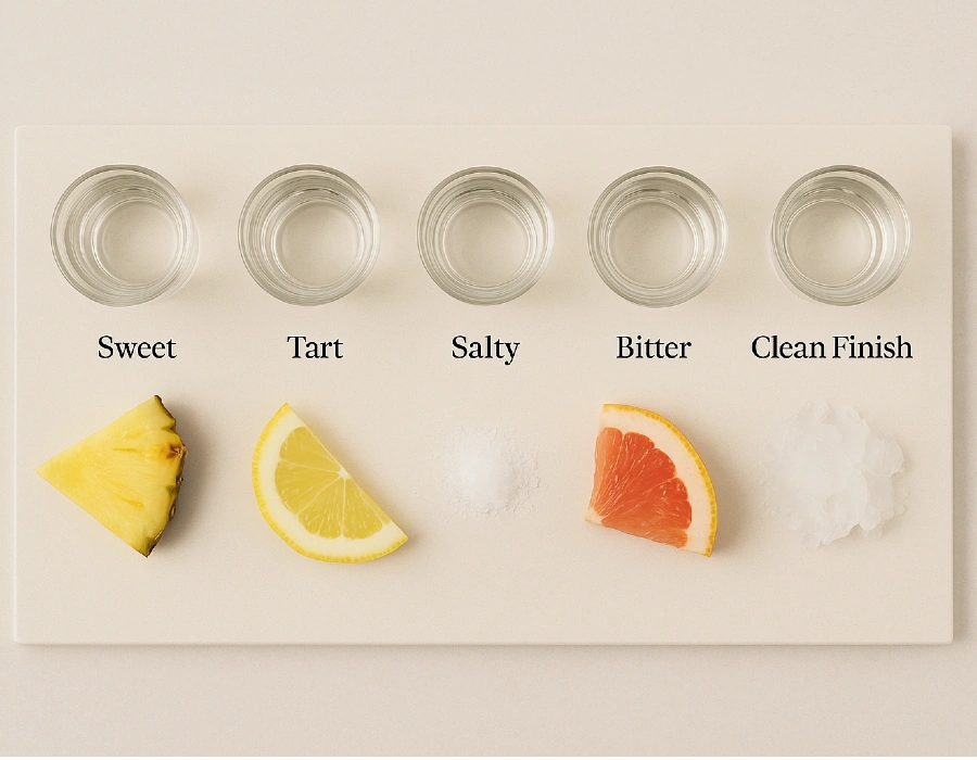 taste chart for your drinking experience