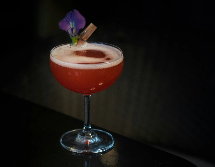 vodka cocktail on table