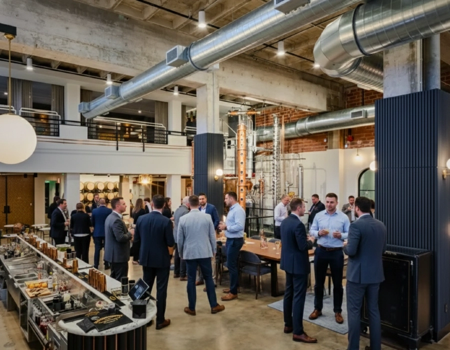 vendors and guests at Bryan location